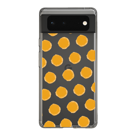 Slim Protection Case［ Original - Favorite Color Polka Dots - Orange ］