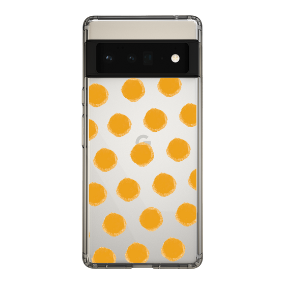 Slim Protection Case［ Original - Favorite Color Polka Dots - Orange ］
