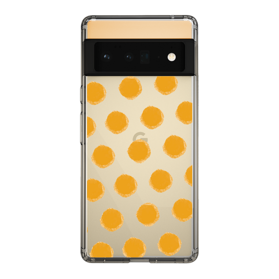 Slim Protection Case［ Original - Favorite Color Polka Dots - Orange ］