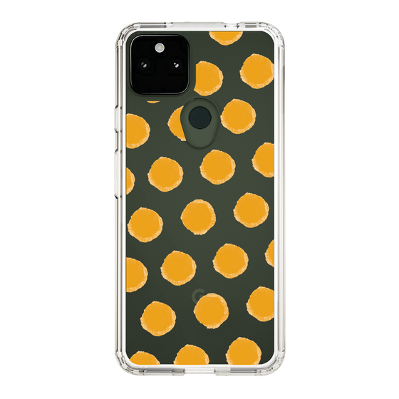 Slim Protection Case［ Original - Favorite Color Polka Dots - Orange ］
