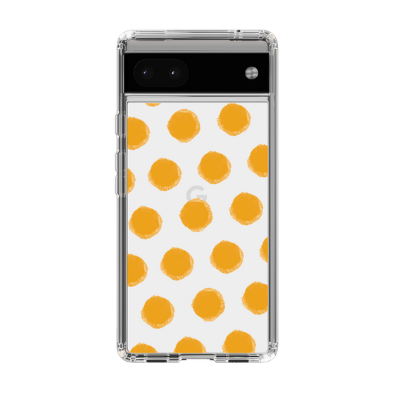 Slim Protection Case［ Original - Favorite Color Polka Dots - Orange ］