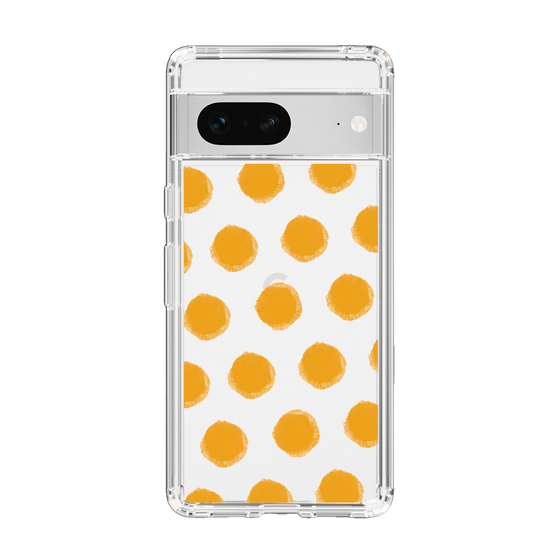 Slim Protection Case［ Original - Favorite Color Polka Dots - Orange ］