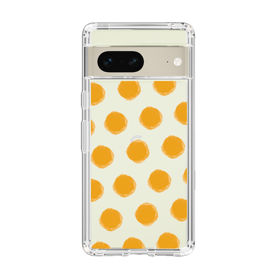 Slim Protection Case［ Original - Favorite Color Polka Dots - Orange ］
