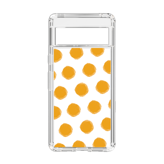Slim Protection Case［ Original - Favorite Color Polka Dots - Orange ］