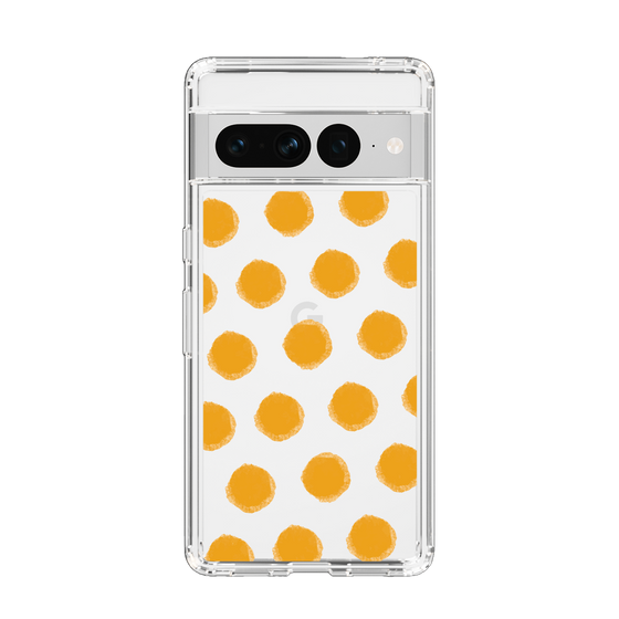Slim Protection Case［ Original - Favorite Color Polka Dots - Orange ］