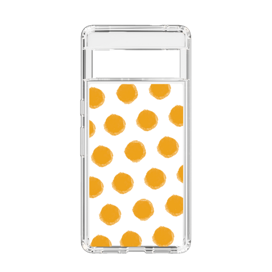 Slim Protection Case［ Original - Favorite Color Polka Dots - Orange ］