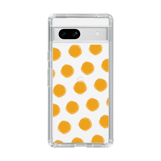 Slim Protection Case［ Original - Favorite Color Polka Dots - Orange ］