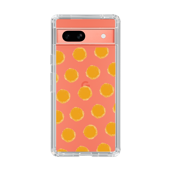 Slim Protection Case［ Original - Favorite Color Polka Dots - Orange ］
