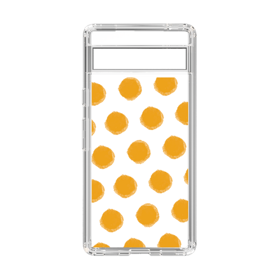 Slim Protection Case［ Original - Favorite Color Polka Dots - Orange ］