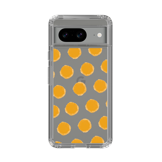 Slim Protection Case［ Original - Favorite Color Polka Dots - Orange ］