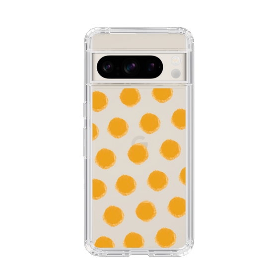 Slim Protection Case［ Original - Favorite Color Polka Dots - Orange ］