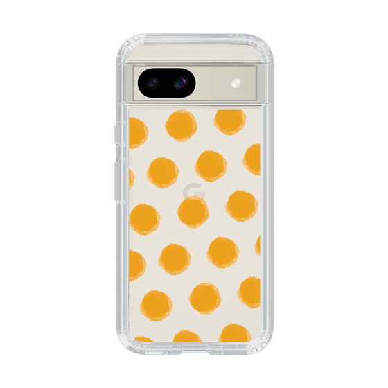 Slim Protection Case［ Original - Favorite Color Polka Dots - Orange ］