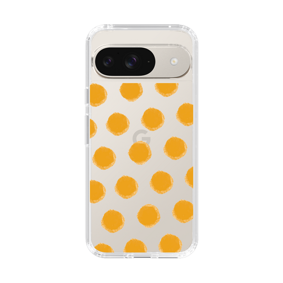 Slim Protection Case［ Original - Favorite Color Polka Dots - Orange ］