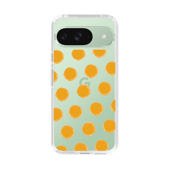 Slim Protection Case［ Original - Favorite Color Polka Dots - Orange ］