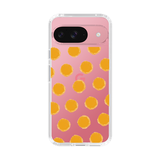 Slim Protection Case［ Original - Favorite Color Polka Dots - Orange ］