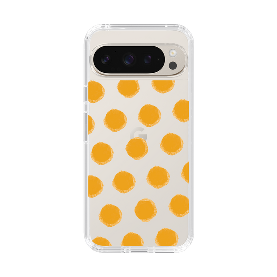 Slim Protection Case［ Original - Favorite Color Polka Dots - Orange ］