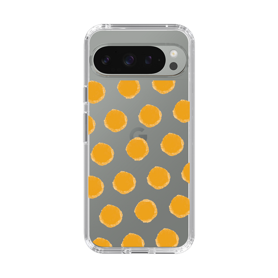 Slim Protection Case［ Original - Favorite Color Polka Dots - Orange ］