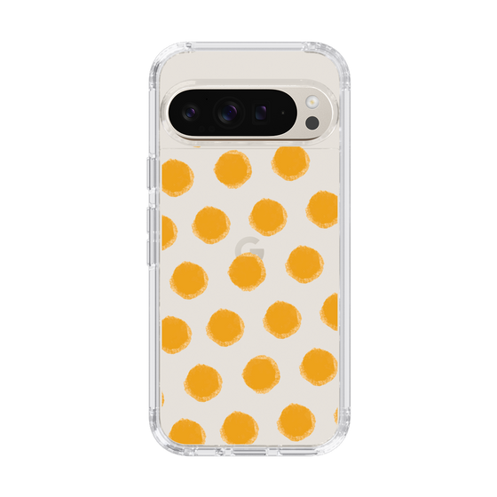 Slim Protection Case［ Original - Favorite Color Polka Dots - Orange ］