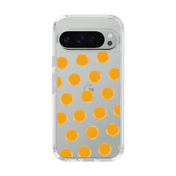 Slim Protection Case［ Original - Favorite Color Polka Dots - Orange ］