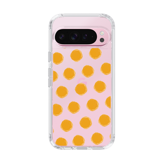 Slim Protection Case［ Original - Favorite Color Polka Dots - Orange ］