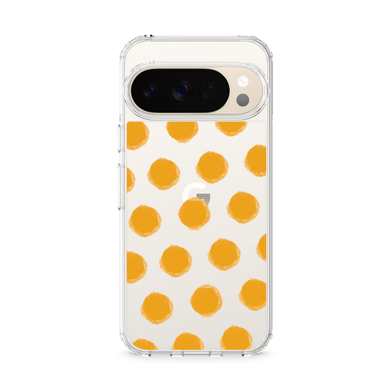 Slim Protection Case［ Original - Favorite Color Polka Dots - Orange ］