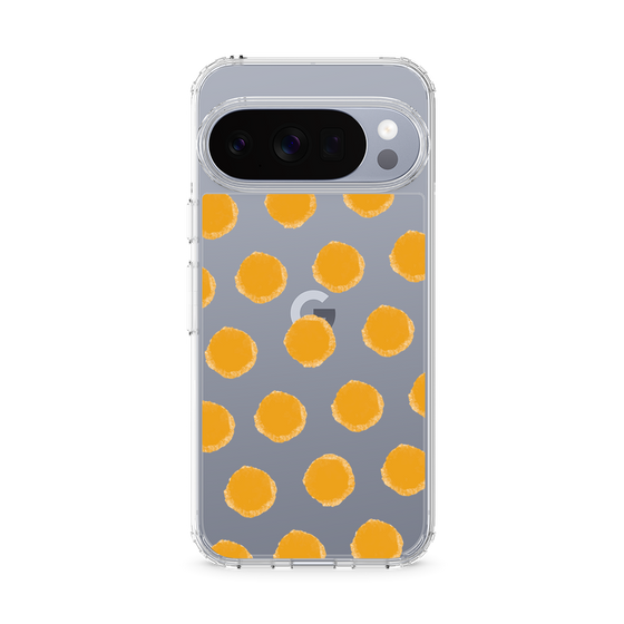 Slim Protection Case［ Original - Favorite Color Polka Dots - Orange ］