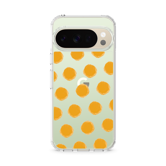 Slim Protection Case［ Original - Favorite Color Polka Dots - Orange ］