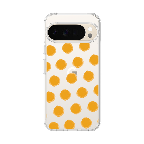 Slim Protection Case［ Original - Favorite Color Polka Dots - Orange ］