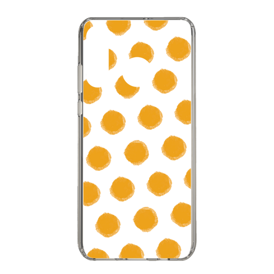 Slim Protection Case［ Original - Favorite Color Polka Dots - Orange ］