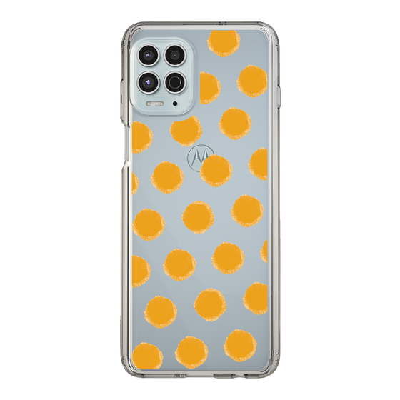 Slim Protection Case［ Original - Favorite Color Polka Dots - Orange ］