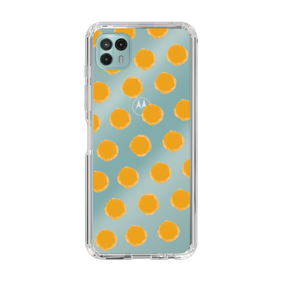 Slim Protection Case［ Original - Favorite Color Polka Dots - Orange ］