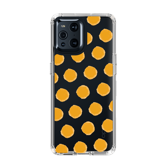 Slim Protection Case［ Original - Favorite Color Polka Dots - Orange ］