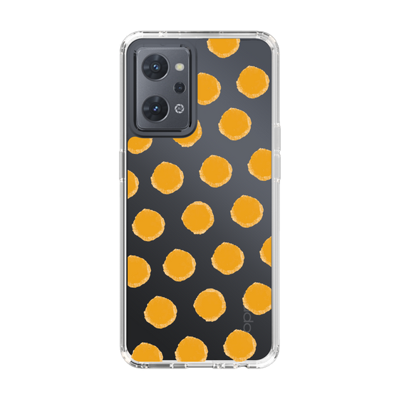 Slim Protection Case［ Original - Favorite Color Polka Dots - Orange ］