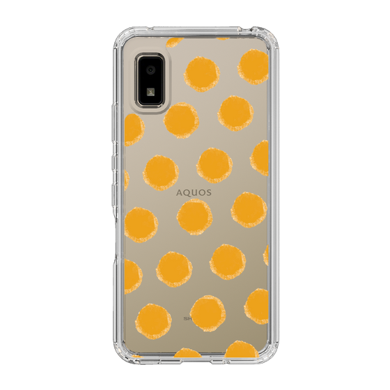 Slim Protection Case［ Original - Favorite Color Polka Dots - Orange ］