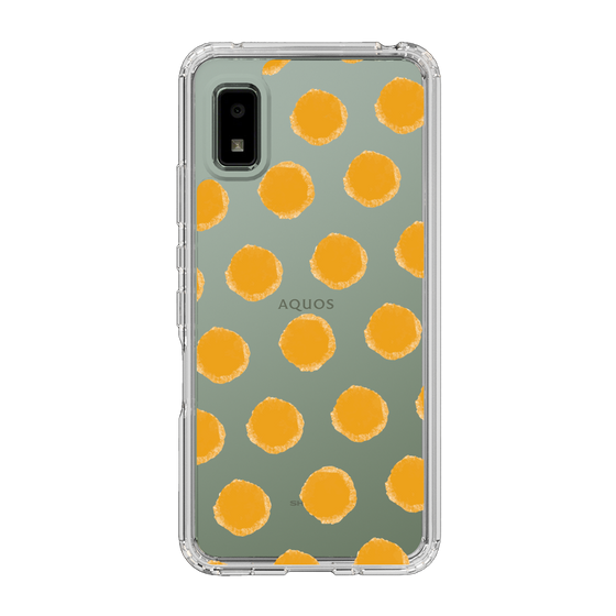 Slim Protection Case［ Original - Favorite Color Polka Dots - Orange ］