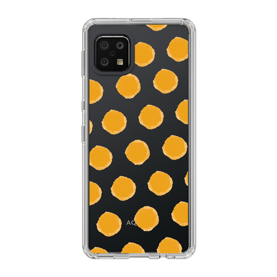 Slim Protection Case［ Original - Favorite Color Polka Dots - Orange ］