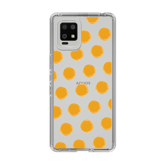Slim Protection Case［ Original - Favorite Color Polka Dots - Orange ］
