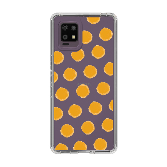 Slim Protection Case［ Original - Favorite Color Polka Dots - Orange ］