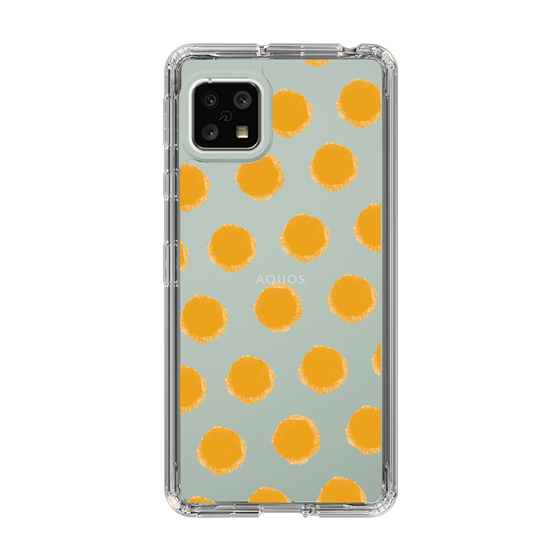 Slim Protection Case［ Original - Favorite Color Polka Dots - Orange ］