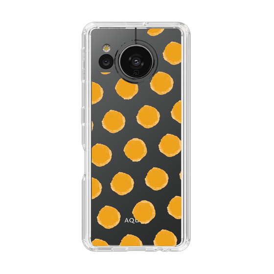 Slim Protection Case［ Original - Favorite Color Polka Dots - Orange ］
