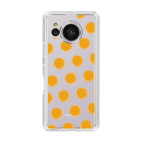 Slim Protection Case［ Original - Favorite Color Polka Dots - Orange ］