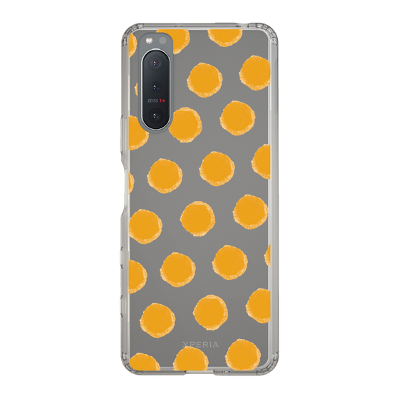 Slim Protection Case［ Original - Favorite Color Polka Dots - Orange ］