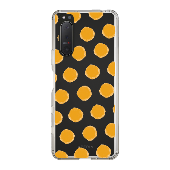 Slim Protection Case［ Original - Favorite Color Polka Dots - Orange ］