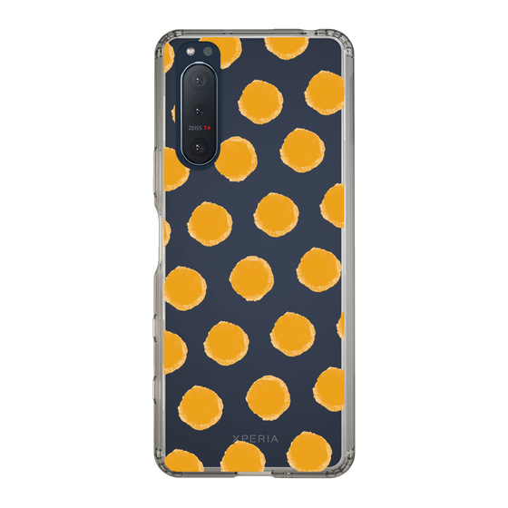 Slim Protection Case［ Original - Favorite Color Polka Dots - Orange ］