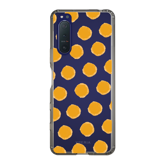 Slim Protection Case［ Original - Favorite Color Polka Dots - Orange ］