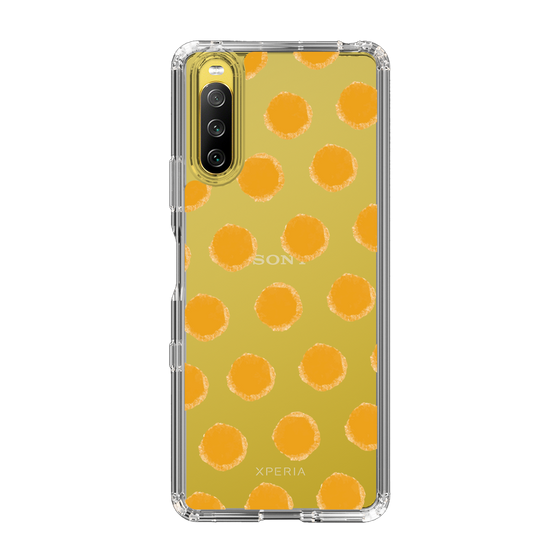 Slim Protection Case［ Original - Favorite Color Polka Dots - Orange ］