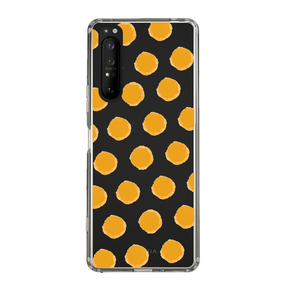 Slim Protection Case［ Original - Favorite Color Polka Dots - Orange ］