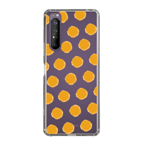 Slim Protection Case［ Original - Favorite Color Polka Dots - Orange ］