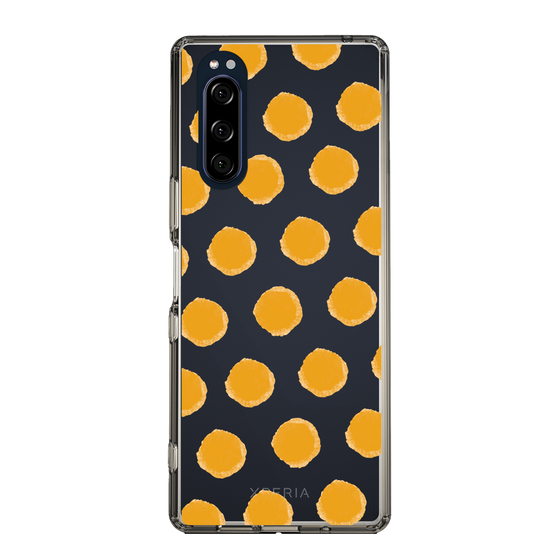 Slim Protection Case［ Original - Favorite Color Polka Dots - Orange ］
