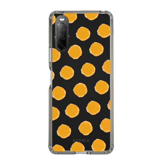 Slim Protection Case［ Original - Favorite Color Polka Dots - Orange ］